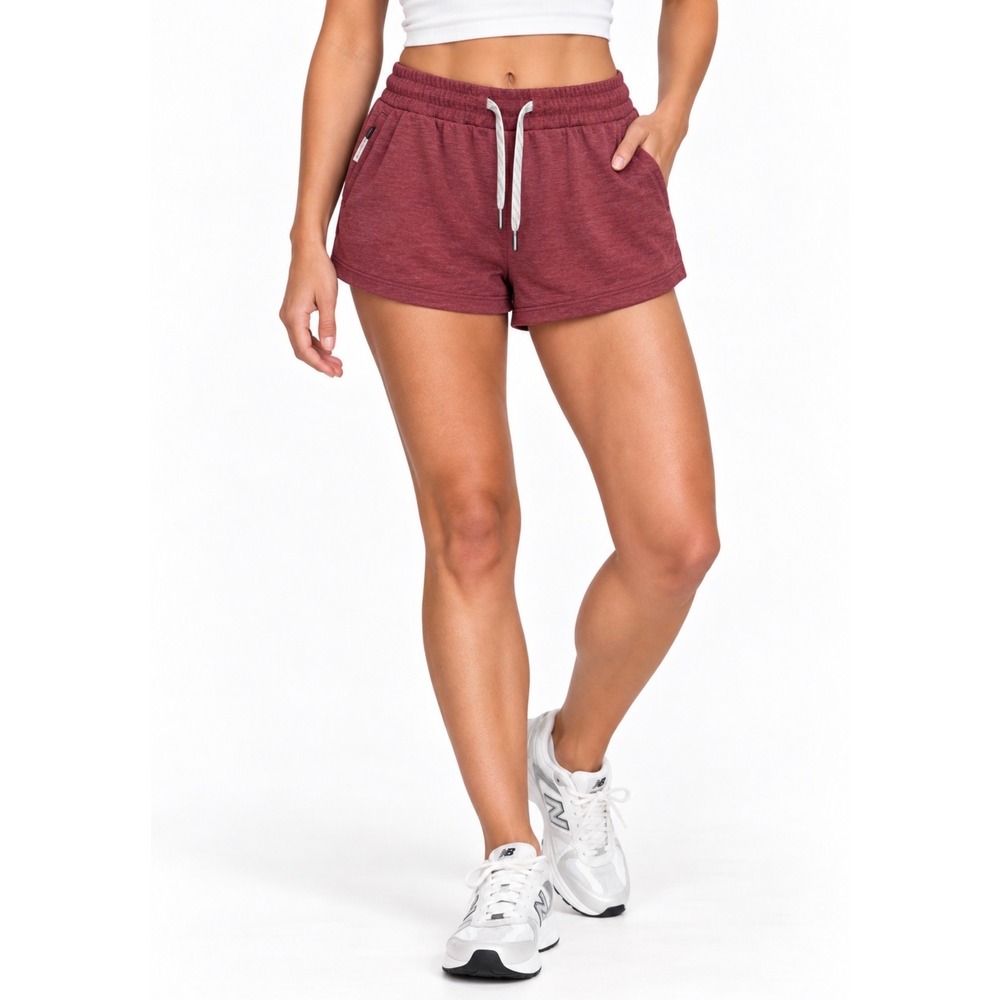 Vuori Halo Performance Shorts Womens Size M Ruby Heather VW339 Activewear Gym